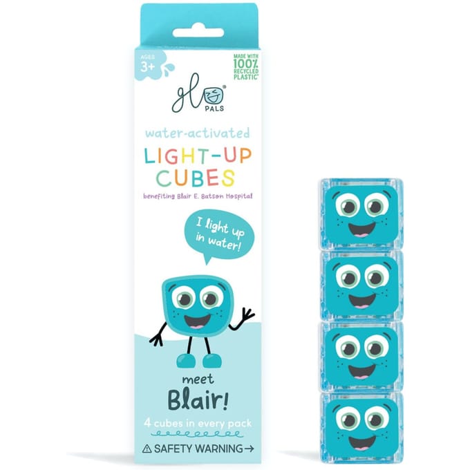 Glopals Light-Up Blair 4 stuks Badspeelgoed GP-FIN-4PK-BLAIR