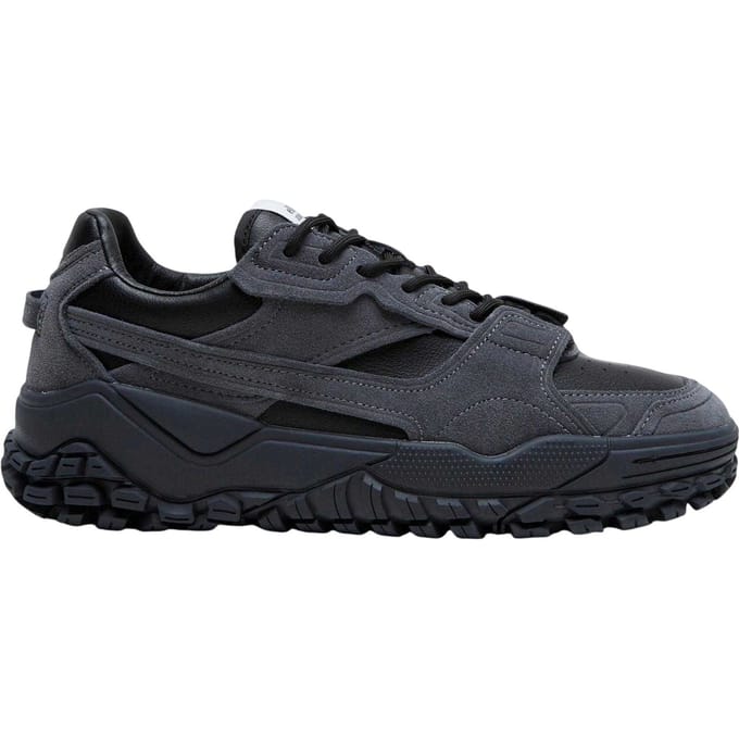 Ellesse Heren Klassieke Leren Trainers (Zwart)