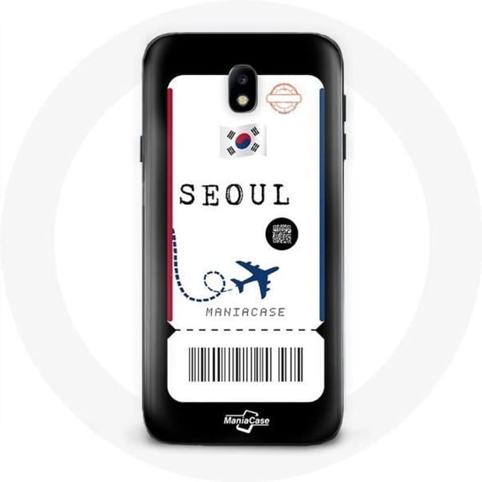 Samsung Galaxy J3 2017 hoesje Vliegticket Seoul Zuid-Korea