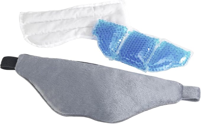 Multifunctioneel oogmasker - koel- en warmtefunctie - klittenbandsluiting
