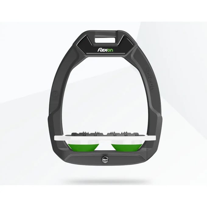 Platte Ultra Grip Veiligheidsstijgbeugels Anthraciet/Wit/Groen Flex-On Safe-On