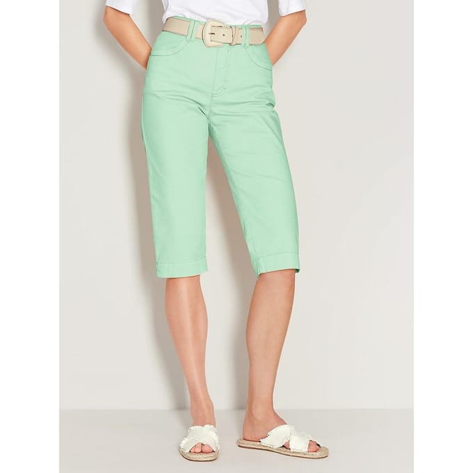 7/8 broek Van Peter Hahn groen