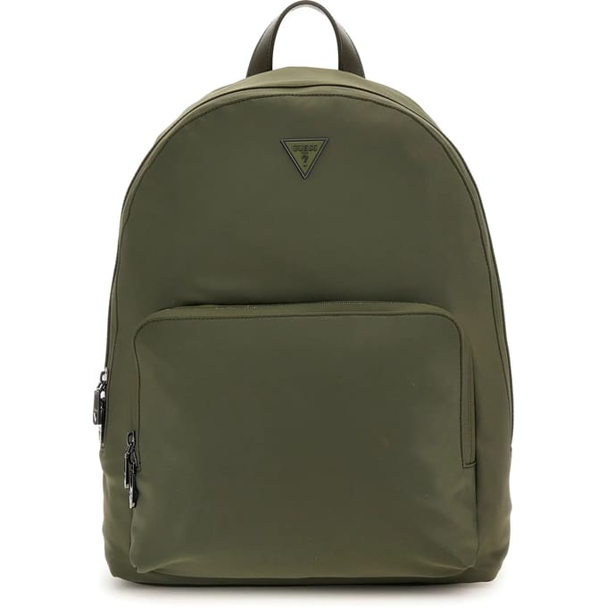 GUESS Rugzak Certosa Nylon Eco Compact Backpack Army Green Donkergroen