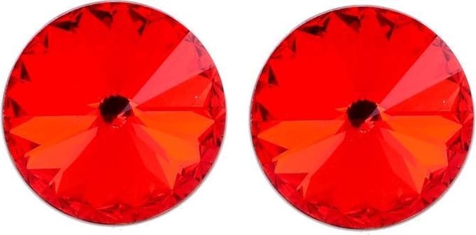 Behave – Oorsteker – 12 mm – Rood – Nikkelvrij