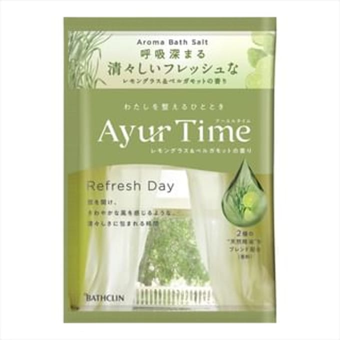 BATHCLIN - Ayur Time Aroma Bath Salt Refresh Day 40g