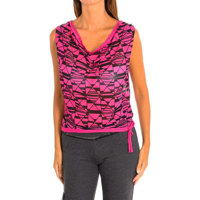 Dames t-shirt met korte mouwen uit mesh Z1T00669
