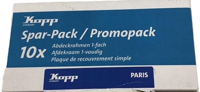 Professioneel Afdekraam 1-voudig in Arctic-wit - 10 Stuks