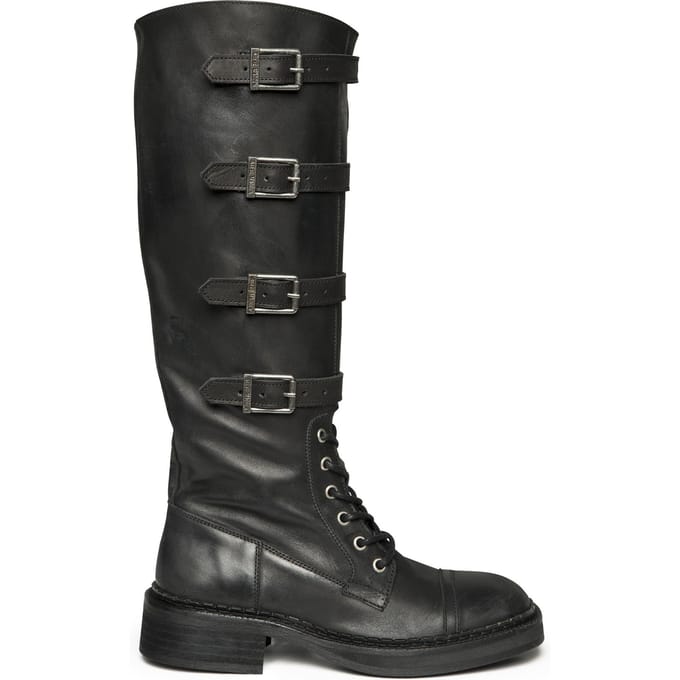 Steve Madden Rox Boots Black Leather Taglia: 36 | Stivali Outlet | Donna | Nero