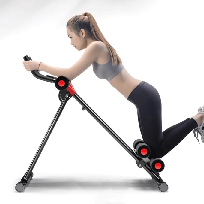 Verstelbare Ab Wheel met LCD-display voor Full Body Workout en Krachttraining