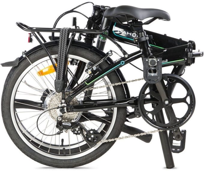 Dahon Mariner D8 Jet vouwfiets - 20 inch - 8 versnellingen - V-brake - Obsidian Black