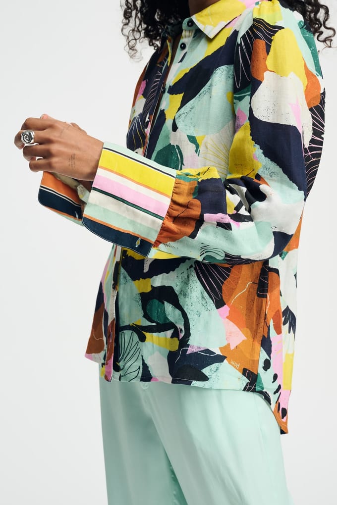 POM Amsterdam Blouse - Paradise Linen Taglia: 40 | Magliette intime Outlet | Donna | Bianco