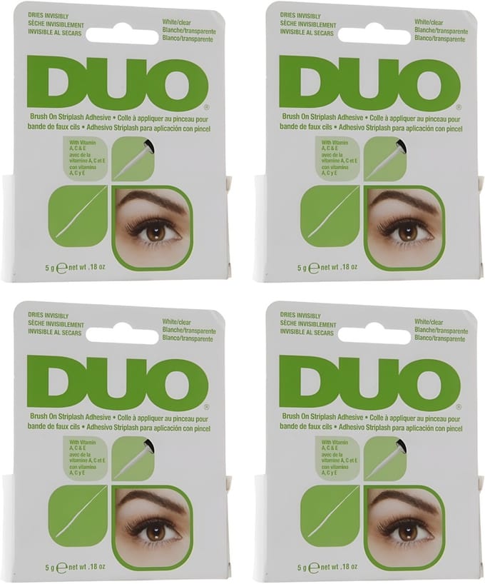 DUO Valse Wimpers Brush On Ardell - Wimpers - Transparant met Vitaminen 4-pack