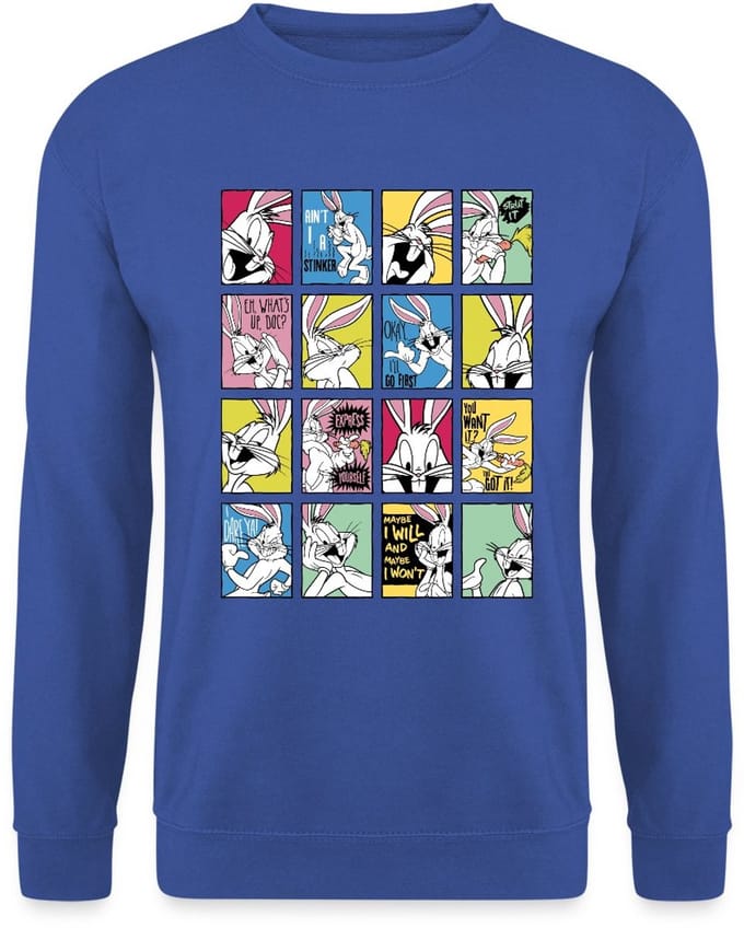 Looney Tunes Bugs Bunny Tiles Sweater Heren