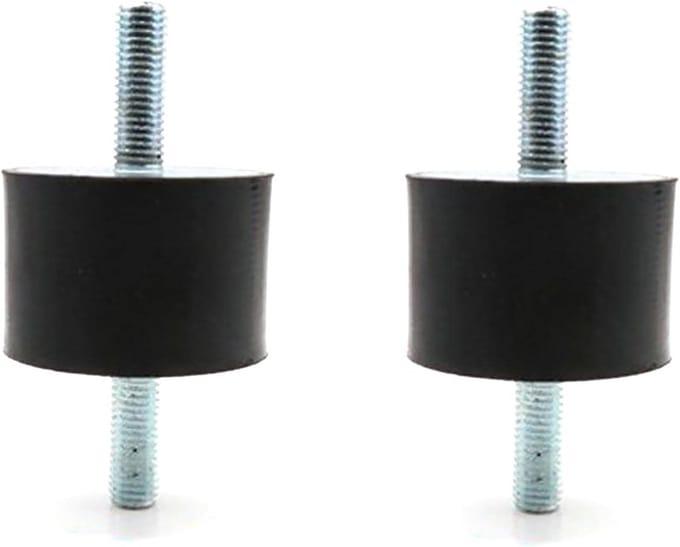 2 Stuks Rubber Vibration Demper voor Auto en Boot - Geluidsabsorberende Steunen voor Compressors en Accessoires
