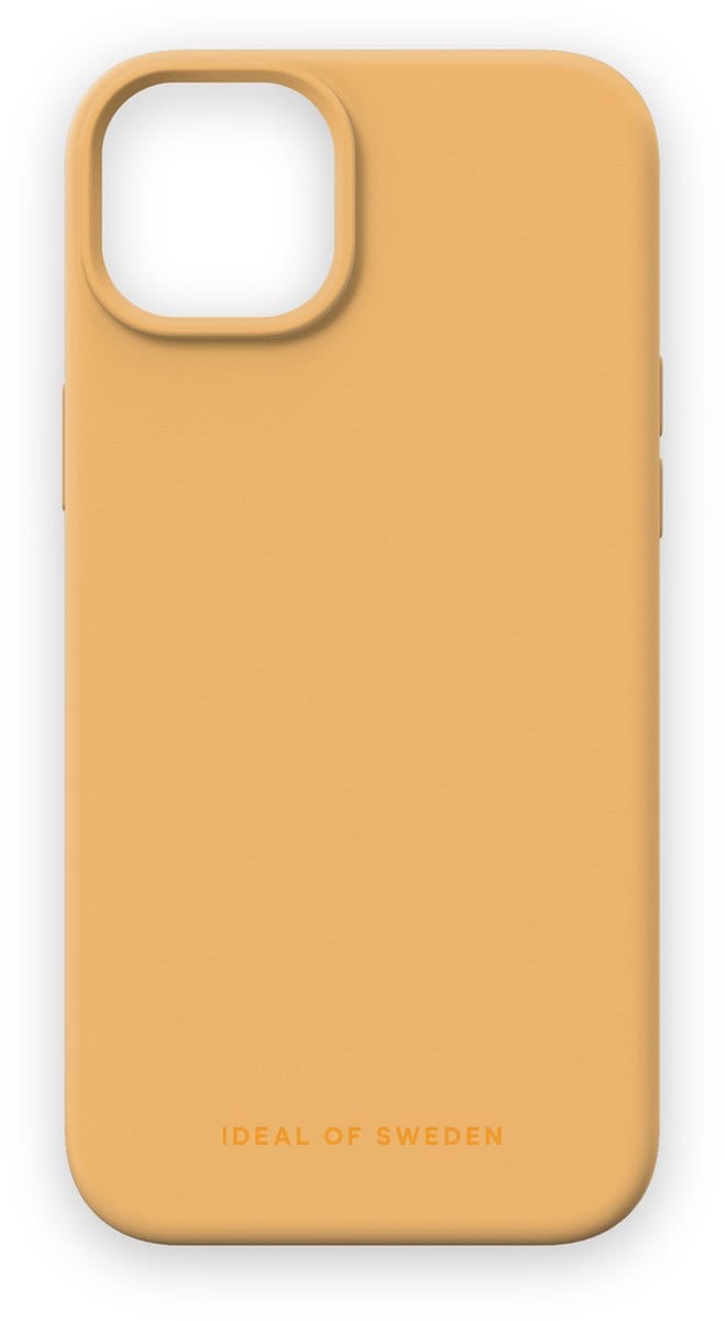 iDeal of Sweden Silicone Case iPhone 15 Plus Apricot