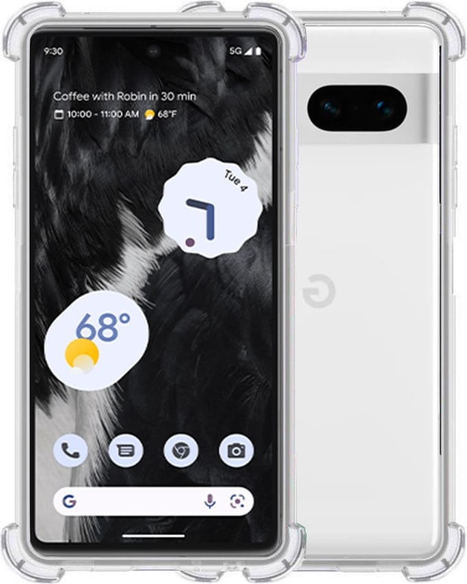 Hoesje geschikt voor Google Pixel 7 – Extreme Shock Case – Cover Transparant