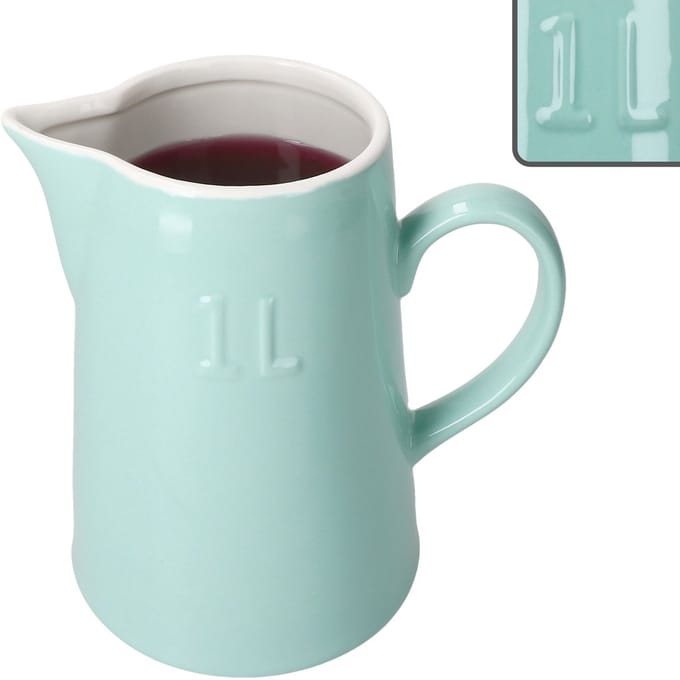 Kruik 1 liter EMILIA Mint van steengoed – 24320178