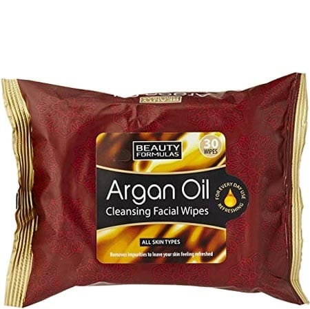 Beauty Formulas Arganolie Reinigingsdoekjes - 30 stuks.