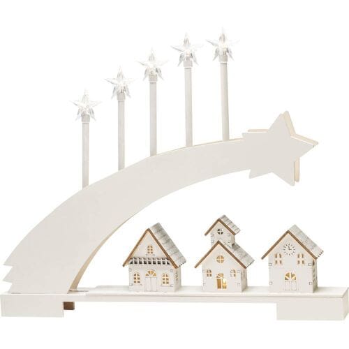Konstsmide 3284-210 Kerstboog Ster Warmwit LED Wit