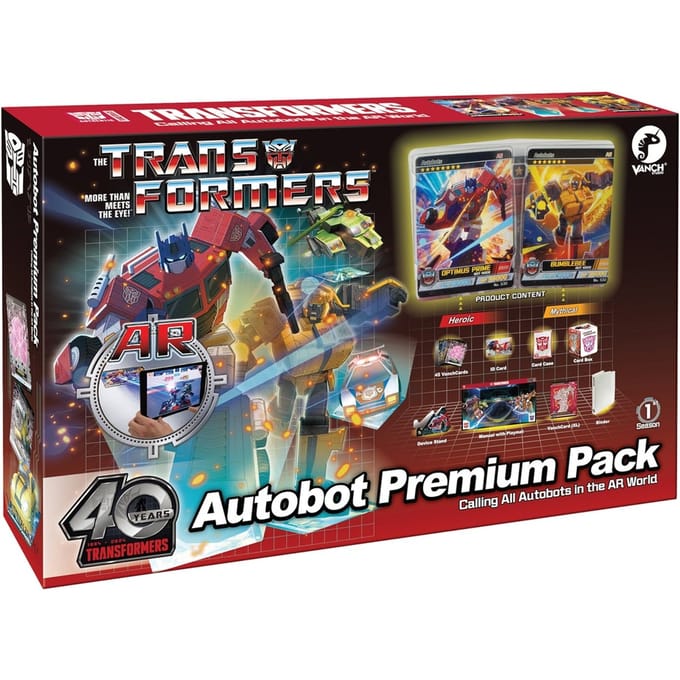 VanchCard Transformers Season 1 AR Trading Cards Autobot Box