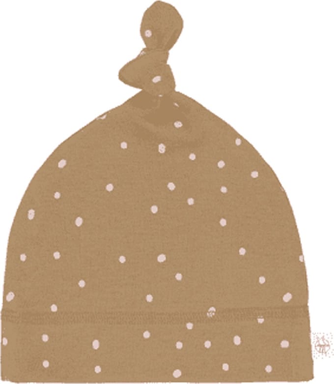 Lassig interlock beanie muts dots curry 50/56