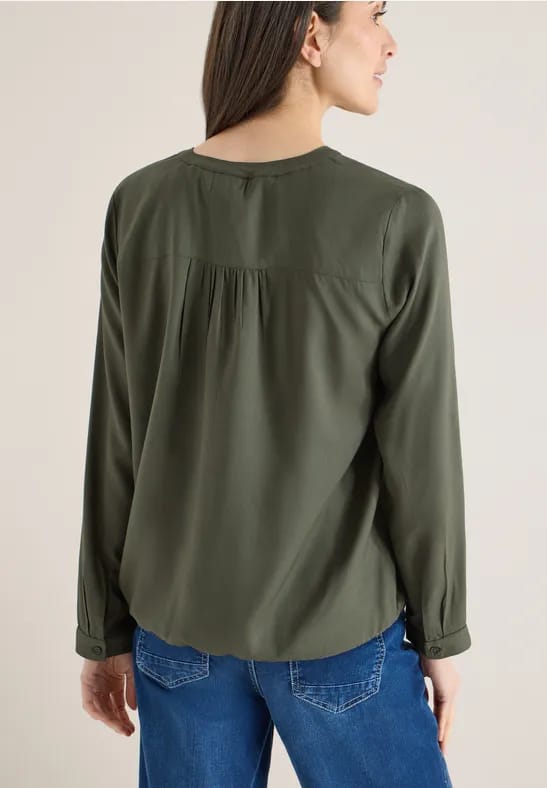 Blouse in effen kleur