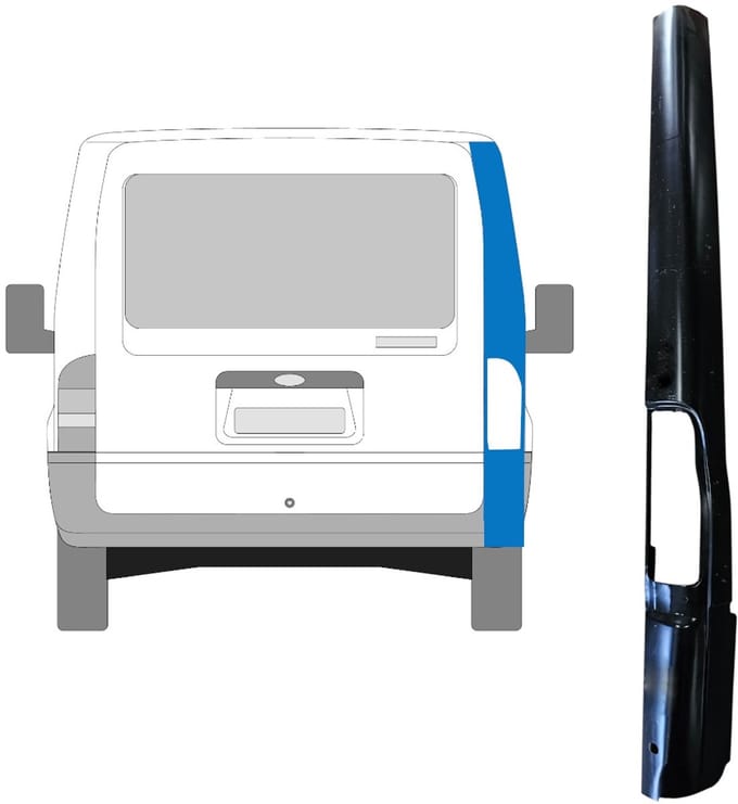 Reparatiepaneel stijl voor Ford Transit 2000-2013 / Rechts