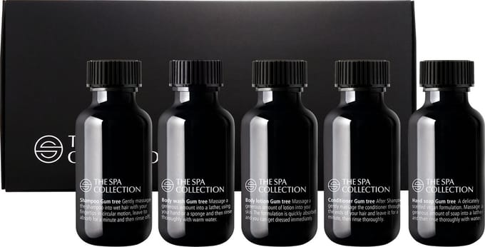 The Spa Collection Gum Tree - Travel Set - Vegan Friendly - 5 x 40ml