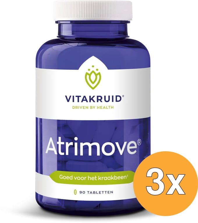3x Vitakruid Atrimove® Glucosamine Chondroïtine MSM Complex (90 tabletten)