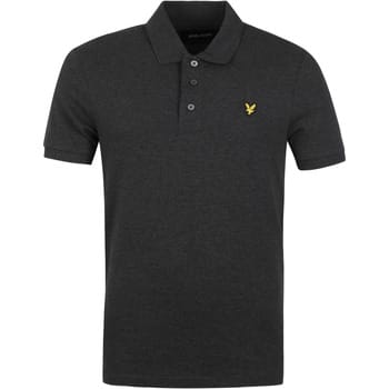 Lyle and Scott Polo Charcoal - Maat S - Heren