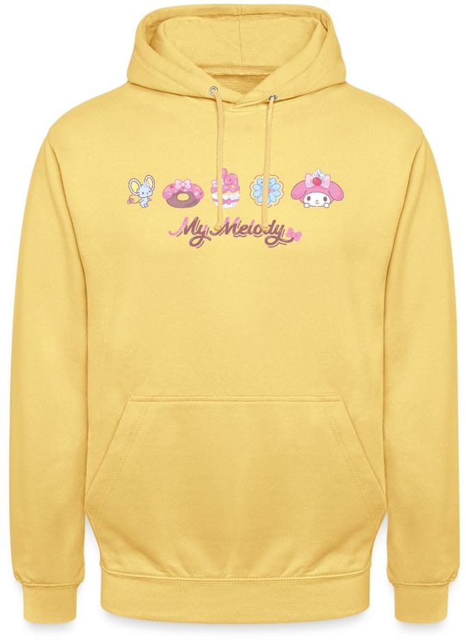 My Melody Met Flat En Gebakjes Hoodie Unisex