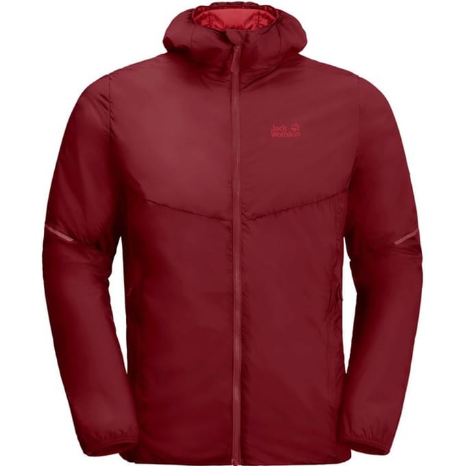 Jack Wolfskin Featherweight Isolatie Heren Burgundy Jacket