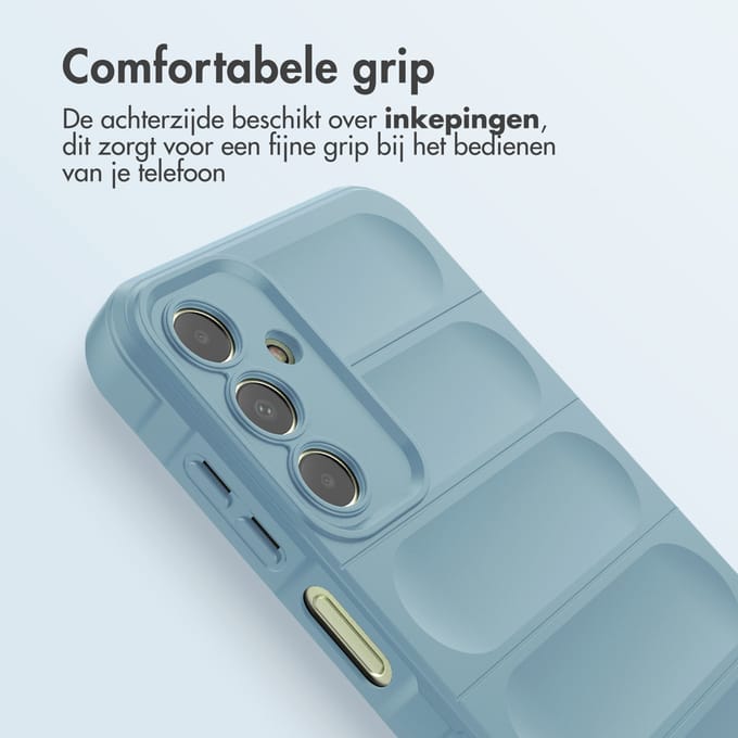 imoshion EasyGrip Backcover voor de Samsung Galaxy A15 (5G/4G) - Lichtblauw
