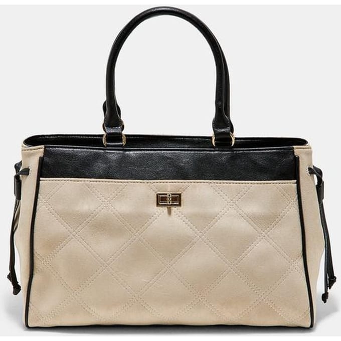 Stradivarius Citytas met klep  Ecru OS