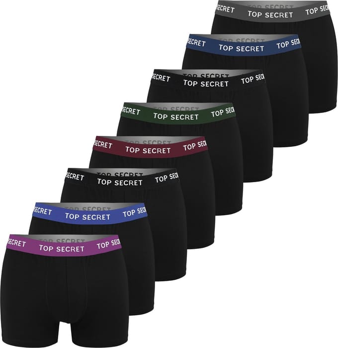 Top Secret - Heren Boxershorts - 8 stuks - Katoen - Maat L