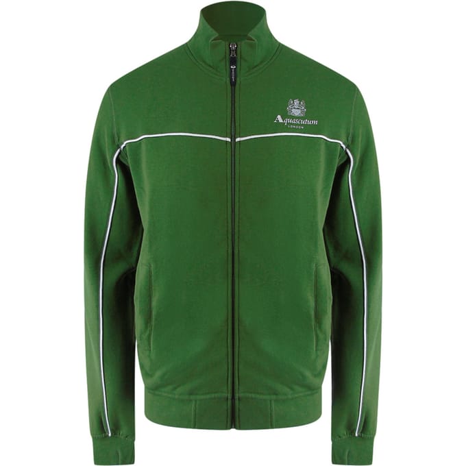 Aquascutum Active Piping Mock Neck Legergroene Fleece