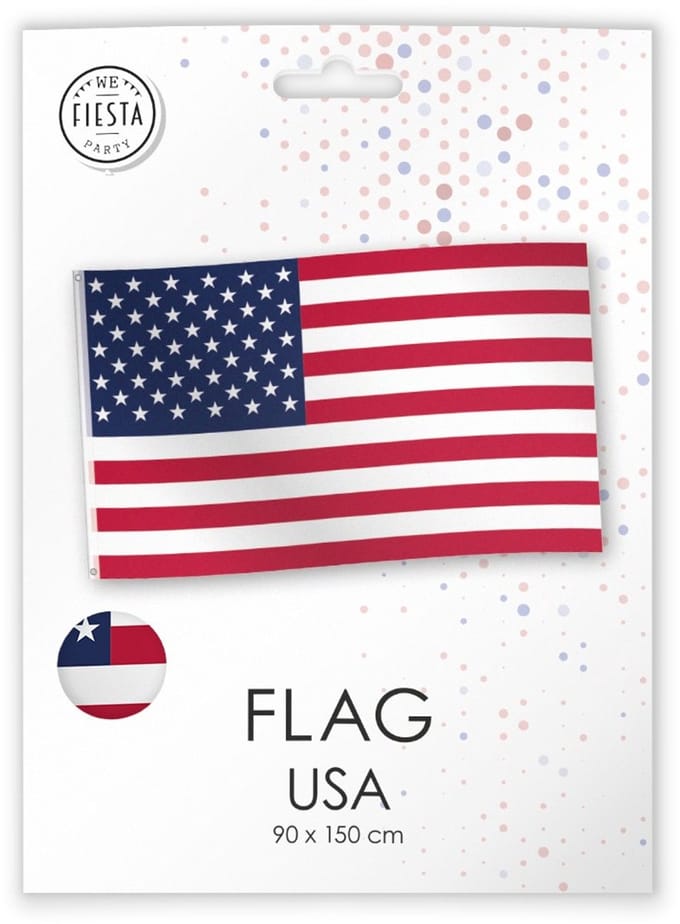 6x USA vlag 90cm x 150cm