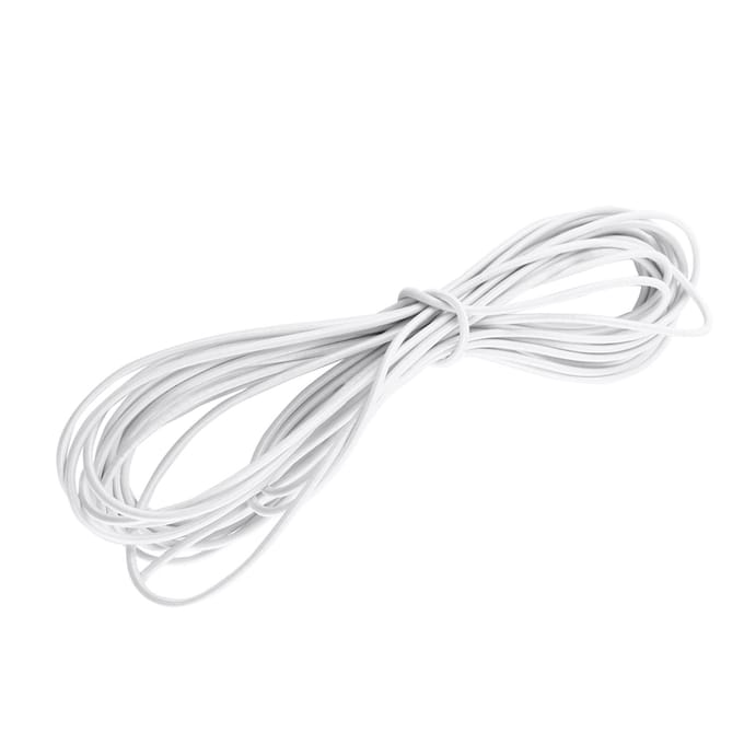 1 stuk 10 Meter Sterk Elastisch Bungee Touw Schokkoord Vastbinden DIY Ambacht Sieraden Maken wit