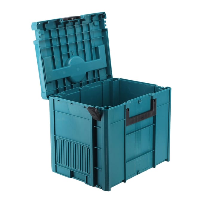 Gereedschapskist, gereedschapskist, grote ruimte, draagbare component, hardware-organizer voor reparatie blue