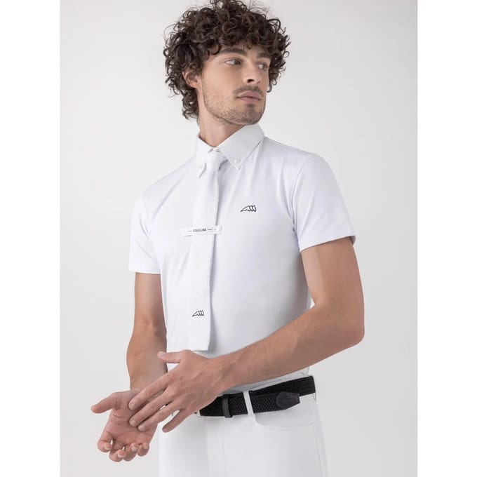 Wedstrijdpolo met lange mouwen Equiline Niam