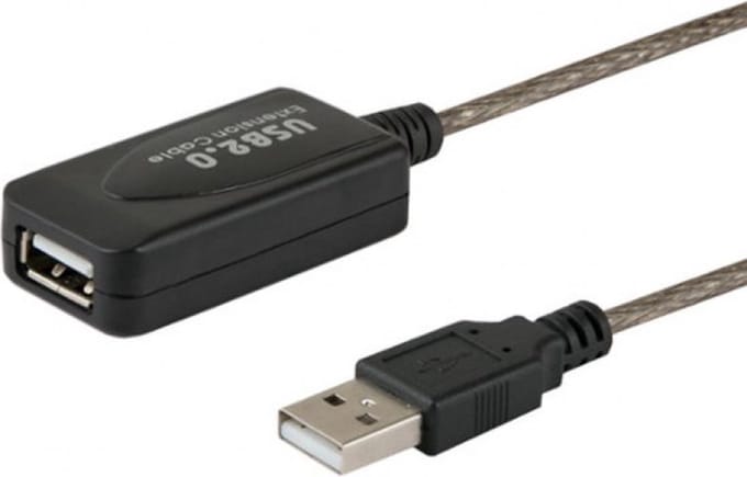 Savio - Cl-76 Verlangerung USB Active 2.0, 5 m