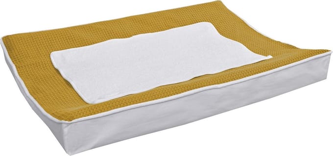 BINK Bedding Waskussenhoes Wafel (Pique) Oker
