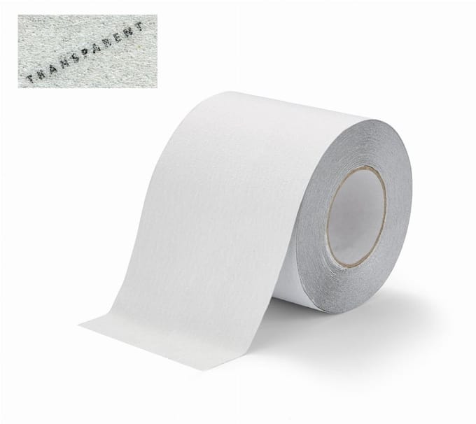 Heskins Safety-Grip - Antislip Tape - 250mm - 0.9m - Transparant