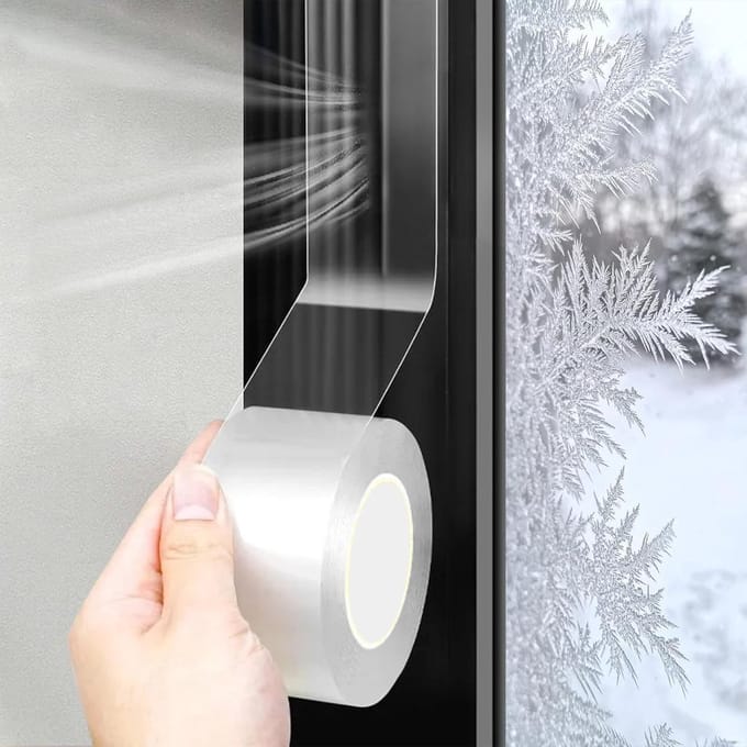 Afdichtband voor Deuren en Ramen - Zelfklevende Afdichtstrips - Transparant Waterdicht - 3cmx10m