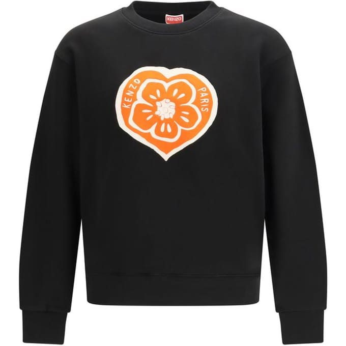 Kenzo boke hart sweatshirt man zwart