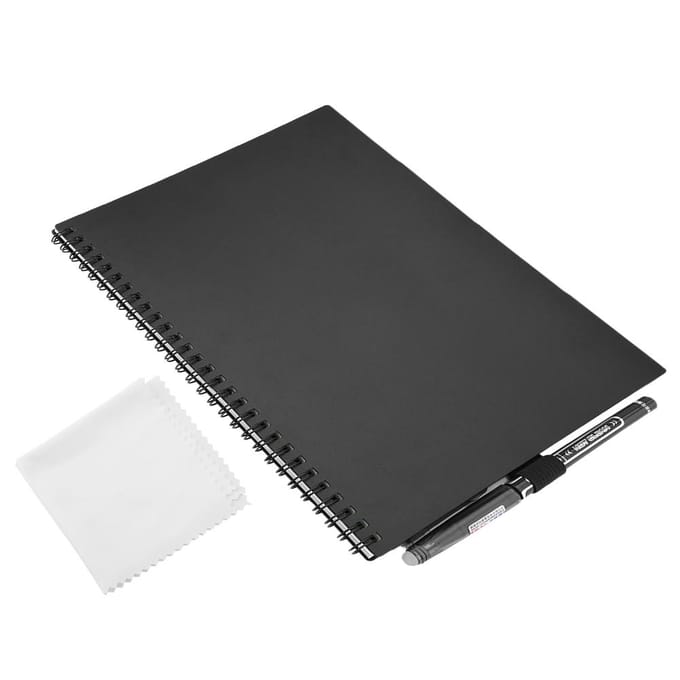 Uitwisbaar Smart Notebook APP Opslag Beschikbaar Herbruikbaar Kantoor School Schrijfwaren met Pen(A5) white