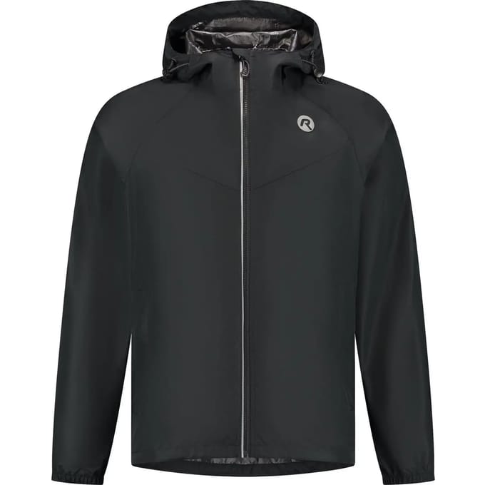 Rogelli Commuter Core Dames en Heren Regenjas - Fiets - Zwart