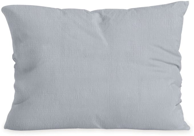 Zelesta Special Seersucker Kussensloop Set van 2 - Parelmoerblauw 80x80cm