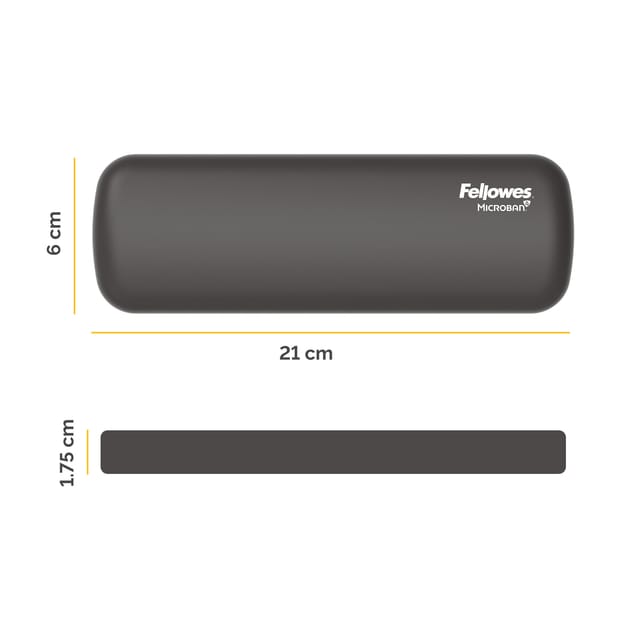 Fellowes Breyta™ Palm Polssteun Zwart | Ergonomische Ondersteuning voor de Pols