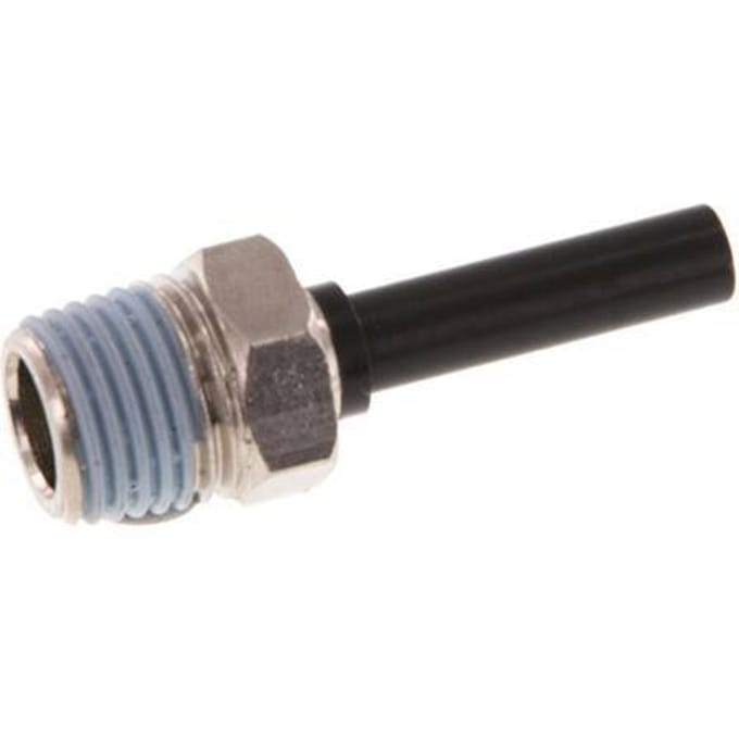 6mm x R1/4'' insteekfitting Messing/PA 66 buitendraad NBR [5 Stuks]